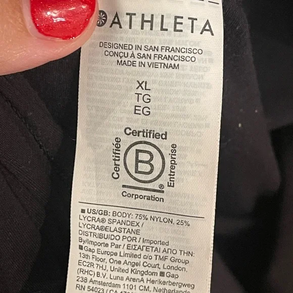 Athleta Ultra High Rise Elation Leggings - Picture 3 of 3